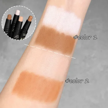 Double-ended dual-purpose high-light trimming stick, three-dimensional contour, nose shadow, facial shape, brighten and trimming 6