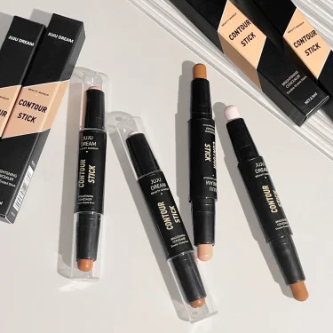 Double-ended dual-purpose high-light trimming stick, three-dimensional contour, nose shadow, facial shape, brighten and trimming 4