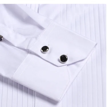 DR DARO UOMO Mens shirts white tuxedo shirt party wedding shirt 883-white 6