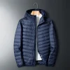 Hooded Navy Blue