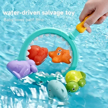 Children Bath Toys Indoor And Outdoor Swimming Pool Beach Parent-child Interactive Catch Fish Game Toys Water Floating Fish Toys 1