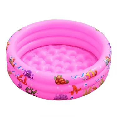Reusable Inflatable Swimming Pool Double Layer Garden Portable Thickened For Kids Water Toys Party Round Indoor Outdoor Paddling 5