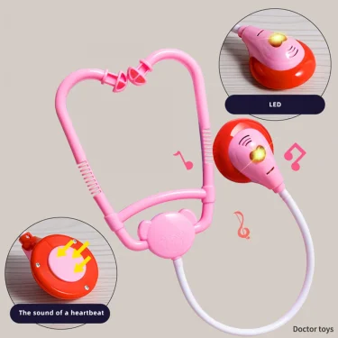 Children Doctor Play Set Simulation Nurse Toy Doctor Accessories for Kids Home Play Toys Doctor Set Toy Gift for Kids Boys Girls 3
