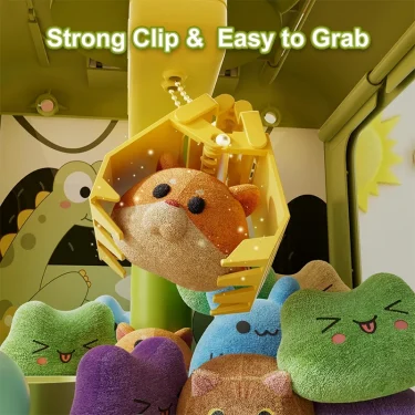 Dinosaur Claw Machine Toys Electronic Arcade Game Adjustable Catch Doll Machine Music Mini Vending Birthday Gift For Kids 2