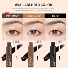 1PC Lazy Makeup Eyebrow Enhancers Liquid Gel Long Lasting Waterproof Easy To Wear Tear Peel-off Brow Tint Eyes Brows Natural 3