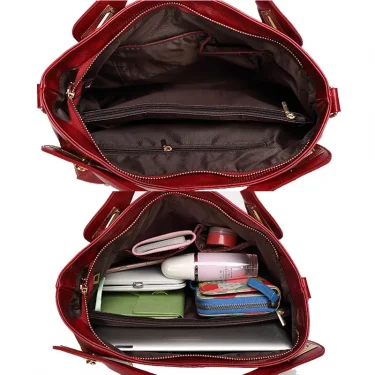 Zency Soft Artificial Leather Handbag Luxury Elegant Design Women's Messenger Bags Large Capacity Shoulder Crossbody Bag 6