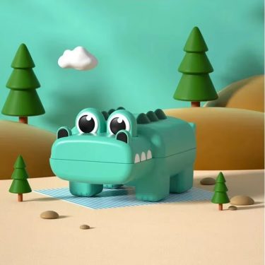Children's bath toys: Clockwork crocodile swimming frog swimming in water 2