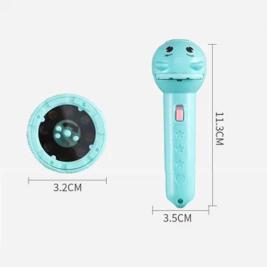 Flashlight Projector for Kids Baby Sleeping Story Book Torch Lamp Toy Early Education Toy Holiday Christmas Gift Light Up Toy 4