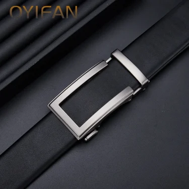 Fashion Men Belt,Alloy Buckle,Automatic Ratchet Leather Belt,Jeans Belt,Formal Belt,Men Genuine Leather Belt 2