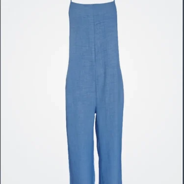 Y2K Summer Simple Pocket Strap Jumpsuit Women Sleeveless Fashion Women's Jumpsuit 3