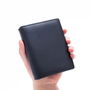 Men's wallet Genuine Leather Wallets For Men Coin Purse Vintage Vertical Short Credit Card Holder Money Bag Men's RFID wallet 2