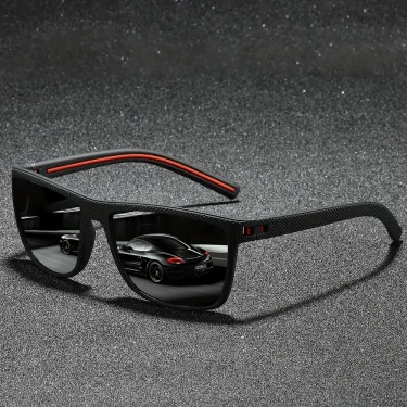 Fashion Nail Decoration Vintage Square polarized Sunglasses Men Women Brand Designer Sun Glasses Driving Fishing UV400 Eyewear 1