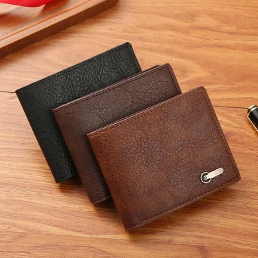 Men's Wallet New Luxury Business Wallets PU Leather Ultrathin Fashion ID Card Holders Paper Money Bag Men Carteira 3