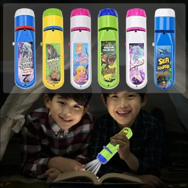 Children's Early Education Projector Flashlight Story Early Education Puzzle Dinosaur Ocean Space Pattern Bedtime Toy 2