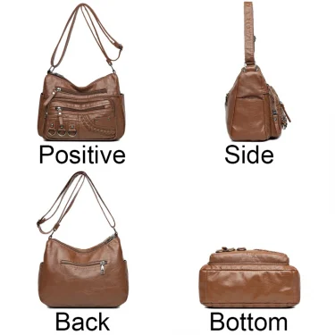 New Ladies Soft Leather Bags High Quality Purses And Handbags Famous Designer Crossbody Shoulder Bag For Women Sac A Main 3