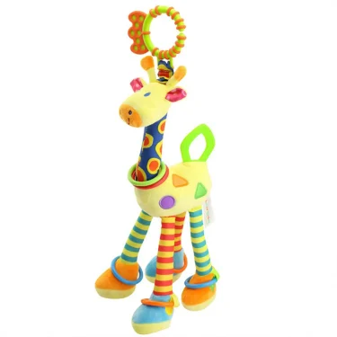 Giraffe Plush Toys Photography Accessories Teether Toys Car Bells Bed Bells Multifunctional Early Learning Giraffe Toys 3