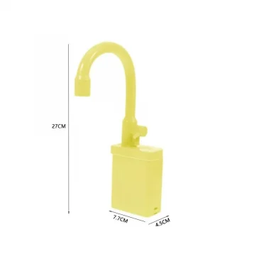 Rotatable Kitchen Faucet Replacement Toy Simulation Plastic Kitchen Sink Toys Faucet With Running Water Faucet Toy 6