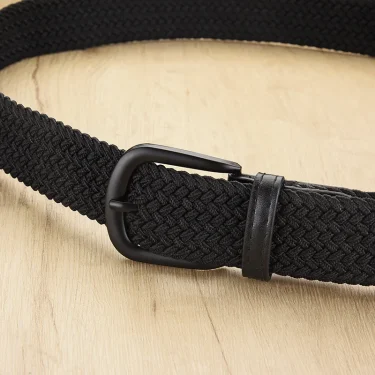 Men's Elastic Belt Stretch Women Waist Belts Fashion High Quality Waistband Ladies Trend Working Brown Belt DT115 6