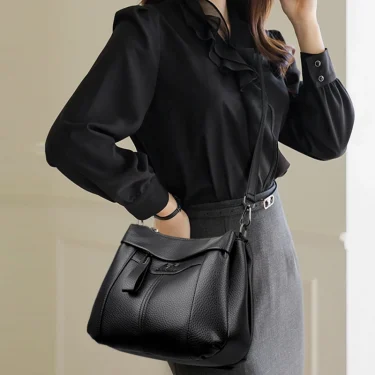 New Ladies Large Capacity Shopping Messenger Tote Soft Leather Luxury Handbag Women Bag Designer 3 Layers Shoulder Crossbody Sac 5