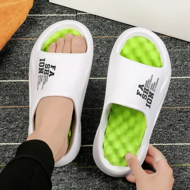 New Summer Men Massage Slippers Sides Indoor Outdoor Sandals Beach Casual Shoes Soft Sole Slides Men Flip-flops Men's Sandals 4