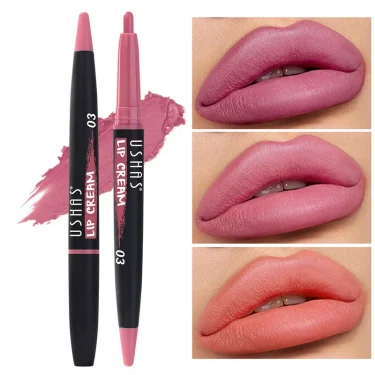 Waterproof Matte Lipliner Pencil Nude Purple Lipstick Pen Matte Velvet Lip Liner Pen Contour Make Up Sexy Lasting Lips Cosmetics 4