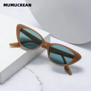 New Small Cat Eye Sunglasses Women Fashion Gradient Shades Outdoor Triangle Female Sun Glasses Party Eyewear AccessUV400 2