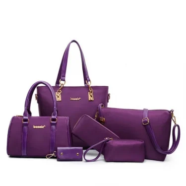 6 Sets Fashion Women Bag Oxford New Ladies Handbags Large Capacity Tote Bags Small Shoulder Bag for Women 1