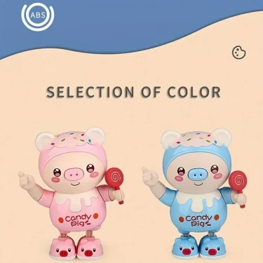 Electric piggy with music light move sing dance twist Pets Pig baby toys Walking Cute Smart early educational Doll for children 3