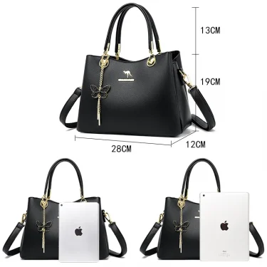 High Quality Soft Leather Bags Luxury Handbags Women Bags Designer Ladies Crossbody Shoulder Bag Casual Tote Bag Sac S Main 2
