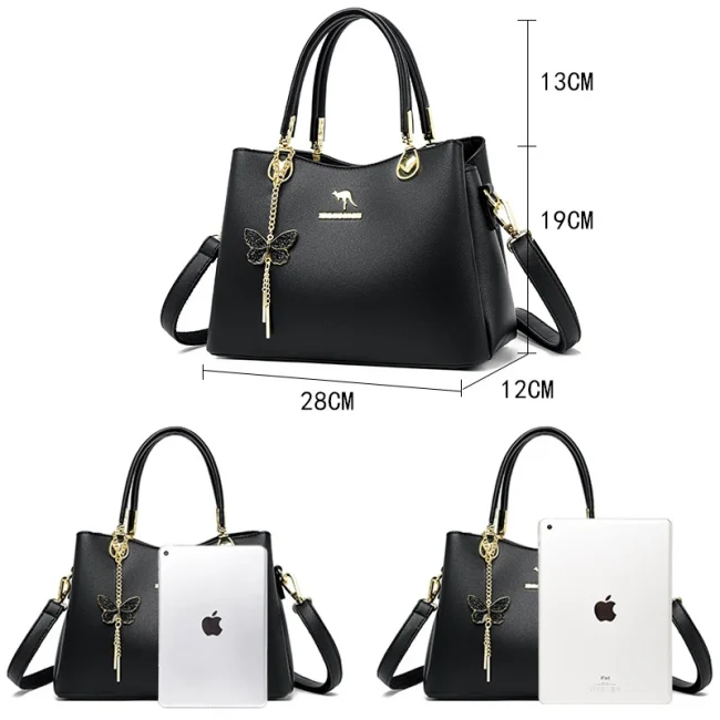 High Quality Soft Leather Bags Luxury Handbags Women Bags Designer Ladies Crossbody Shoulder Bag Casual Tote Bag Sac S Main 2