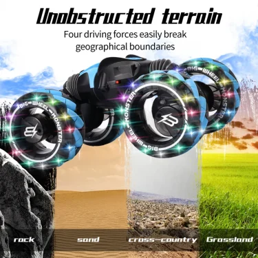 ZWN 1:12 4WD RC Car With Music Light Gesture Induction Stunt Remote Control Car off-Road Control Boys Toys for Children Gifts 4