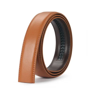 35mm Width Genuine Leather Belt No Buckle for Automatic Buckle Belts Without Buckle for Men Women High Quality Male Jeans Belt 1