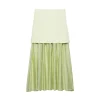 cyan skirt