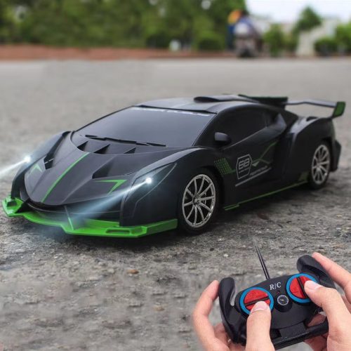 RC Car With Led Light Radio Remote Control Cars Sports Car High-speed Drift Car Boys Toys For Children