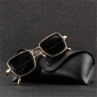 Steampunk Style Square Sunglasses Classic Gothic Men Women Brand Designer Square AlloyFrame Colorful Lens Goggles Sun Glasses 1