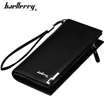 Baellerry Men Wallets Business Long Zipper Large Capacity Quality Male Purse With Card Holder Multi-function Wallet For Men 2