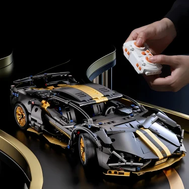 Technical Racing Sport Car Model Building Blocks technic adults 1:14 DIY Supercar Brick Puzzle Toys Kid Adult Gift（1280+granule） 3