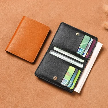 Classic Designer PU Leather Small Wallet for Men Short Simple Women's Purse Fashion Ultra Thin Credit Card Bag Coin Purse 1