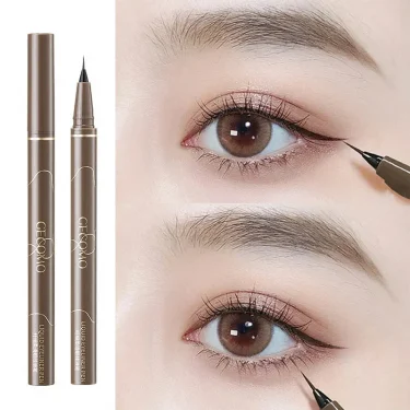 Ultra Thin Black Brown Lower Eyelash Eyeliner Pen Waterproof Lasting Smooth Lying Silkworm Eyes Liner Pencils Eye Makeup Tools 3