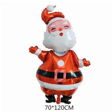 Christmas Tree Balloons Standing Decorations Balloon Set Candy Santa Claus Gift Box Party Outdoor Sports Inflatable Toys 6