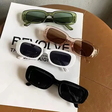 Fashion Sunglasses Classic Retro Square Glasses Women Brand Vintage Travel Small Rectangle Sun Glasses Female Eyewear Anti-Glare 1