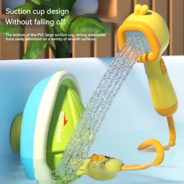 Cute Duck Electric Water Spray Bathroom Bathing Toys Baby Bath Toys Kids Bath And Shower Bathtubs Interactive Boy girl Gifts 3