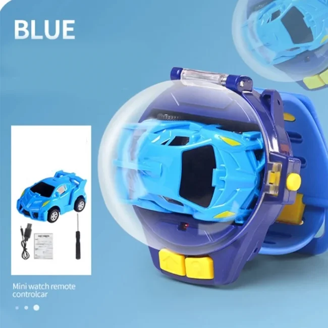 Mini Watch Control Car Cute RC Car Accompany with Your Kids Gift for Boys Kids on Birthday ChristmasWatch RC Car Toy 4