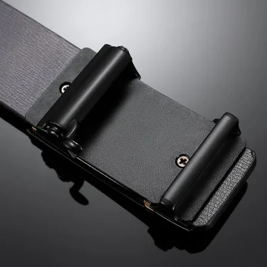 BISON DENIM Male Belt Luxury Brand Automatic Men Belts Cowskin Leather Waist Strap Fashion Genuine Leather Men's Belts For Jeans 4