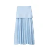 blue skirt