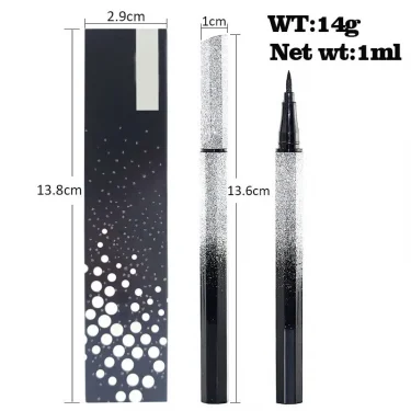 1PC New Brand Women Black Liquid Eyeliner Long-lasting Waterproof Eye Liner Pencil Pen Nice Makeup Cosmetic Tools 6