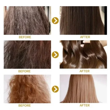 200ml Purple Repair Hair Mask Keratin Deep Nourishing Dry Frizzy Damaged Treatment Collagen Magical 5 Second Soft Shiny Care 6