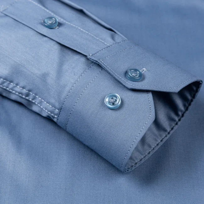 Men's Smooth Slight Strech Bamboo Fiber Dress Shirt Without Pocket Comfortable Soft Regular Fit Long Sleeve Easy Care Shirts 5