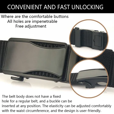 TUSHI Luxury Metal Automatic Buckle Canvas Belts For Men Tough Nylon Webbing Waistband Outdoor Jeans Pants Tactical Belt Hiking 6