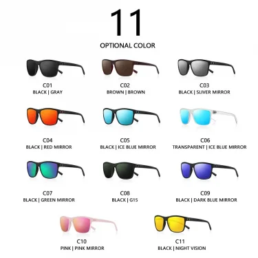 AOFLY Polarized Sunglasses for Men UV400 Protection Lightweight Frame Driving Fishing Golf Square Fashion Sun Glasses Women 5